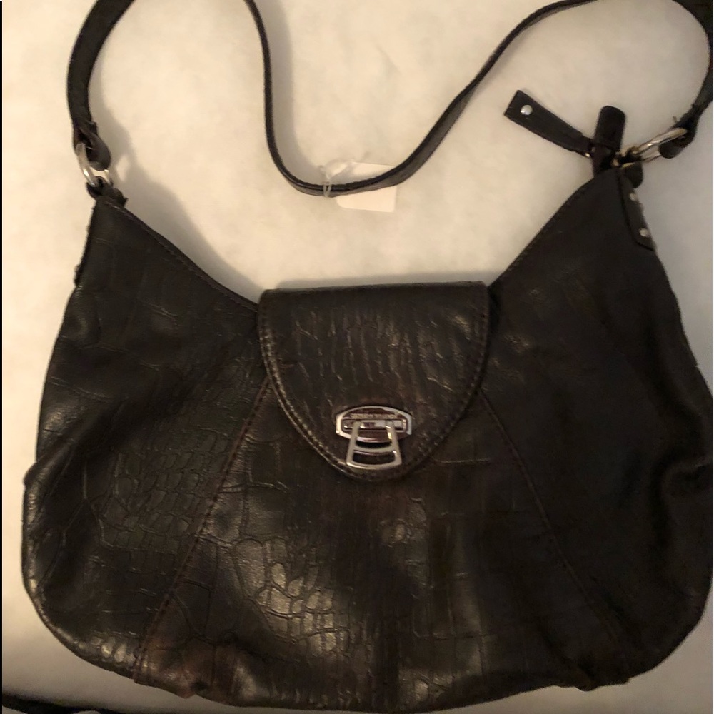 Leather Stone Mountain Purse